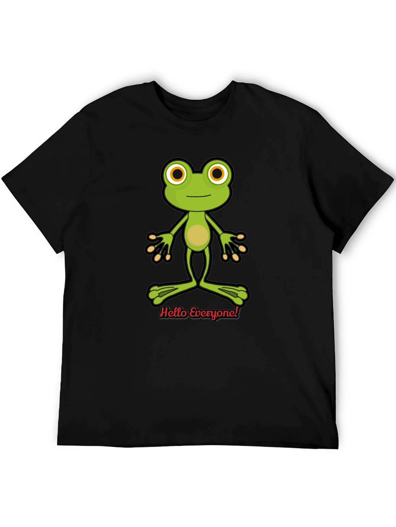 Frog Hello Everyone Graphic T-Shirt