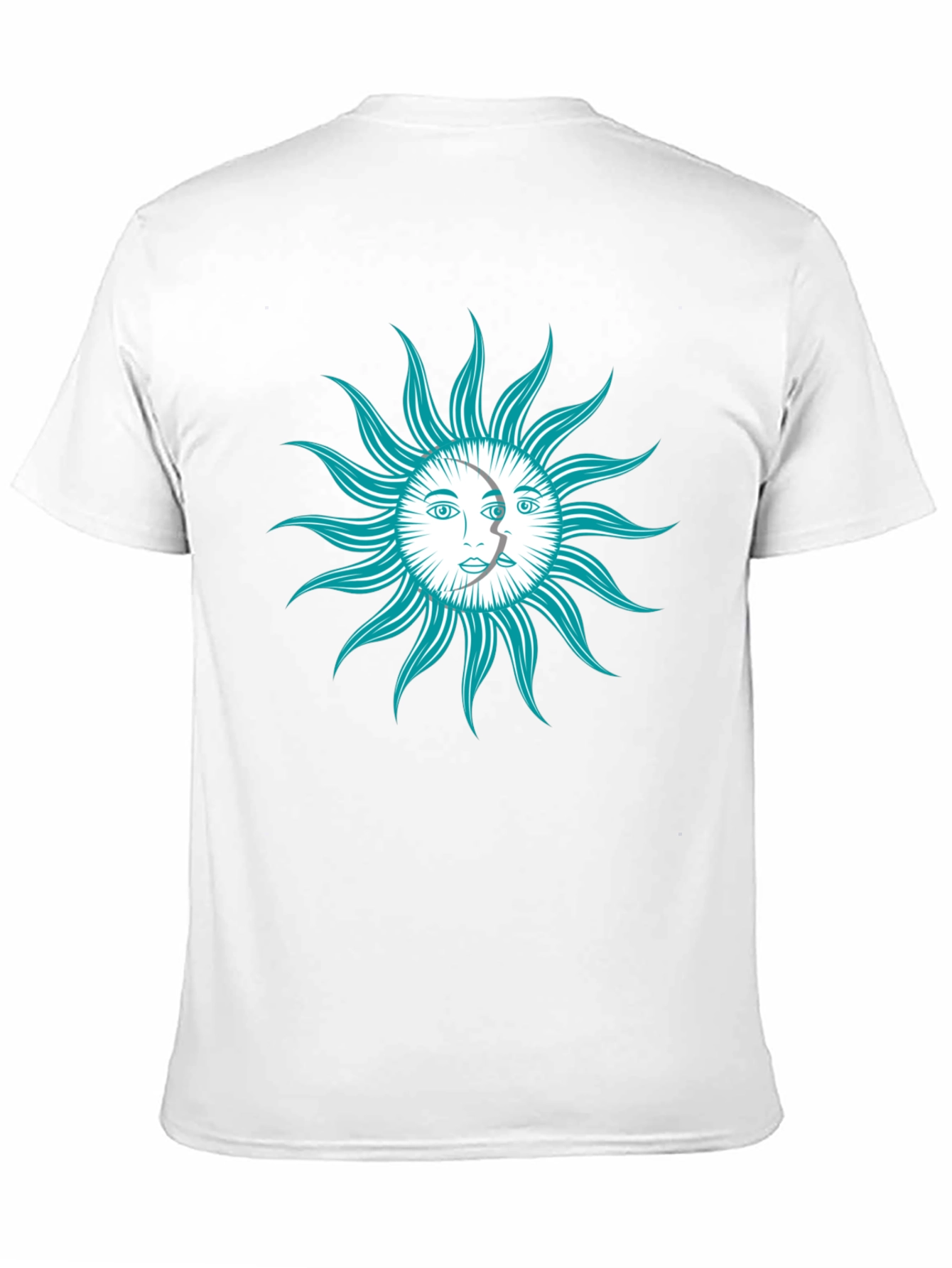 Celestial Sun & Moon Graphic T-Shirt