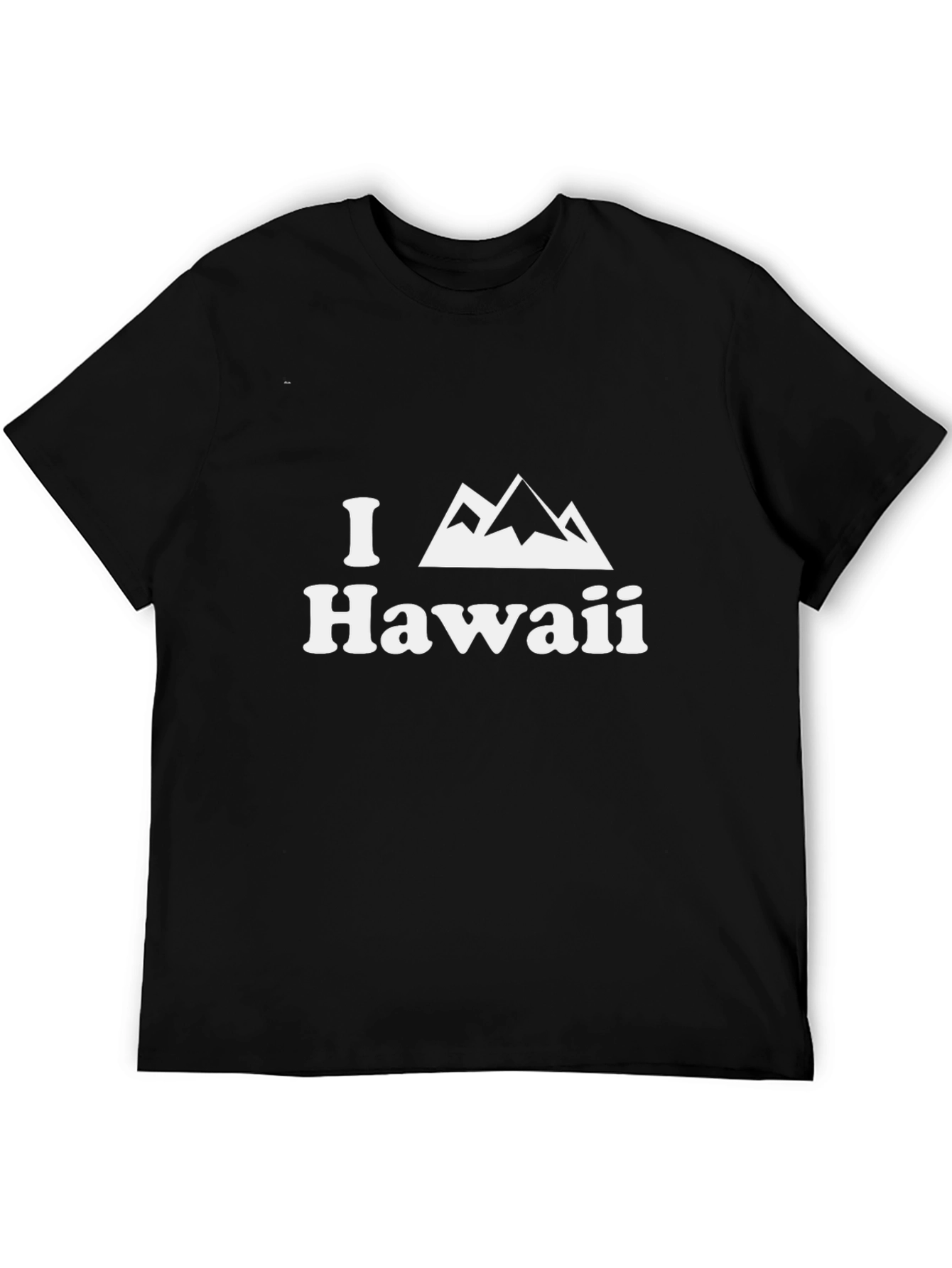 I Love Hawaii Black T-Shirt