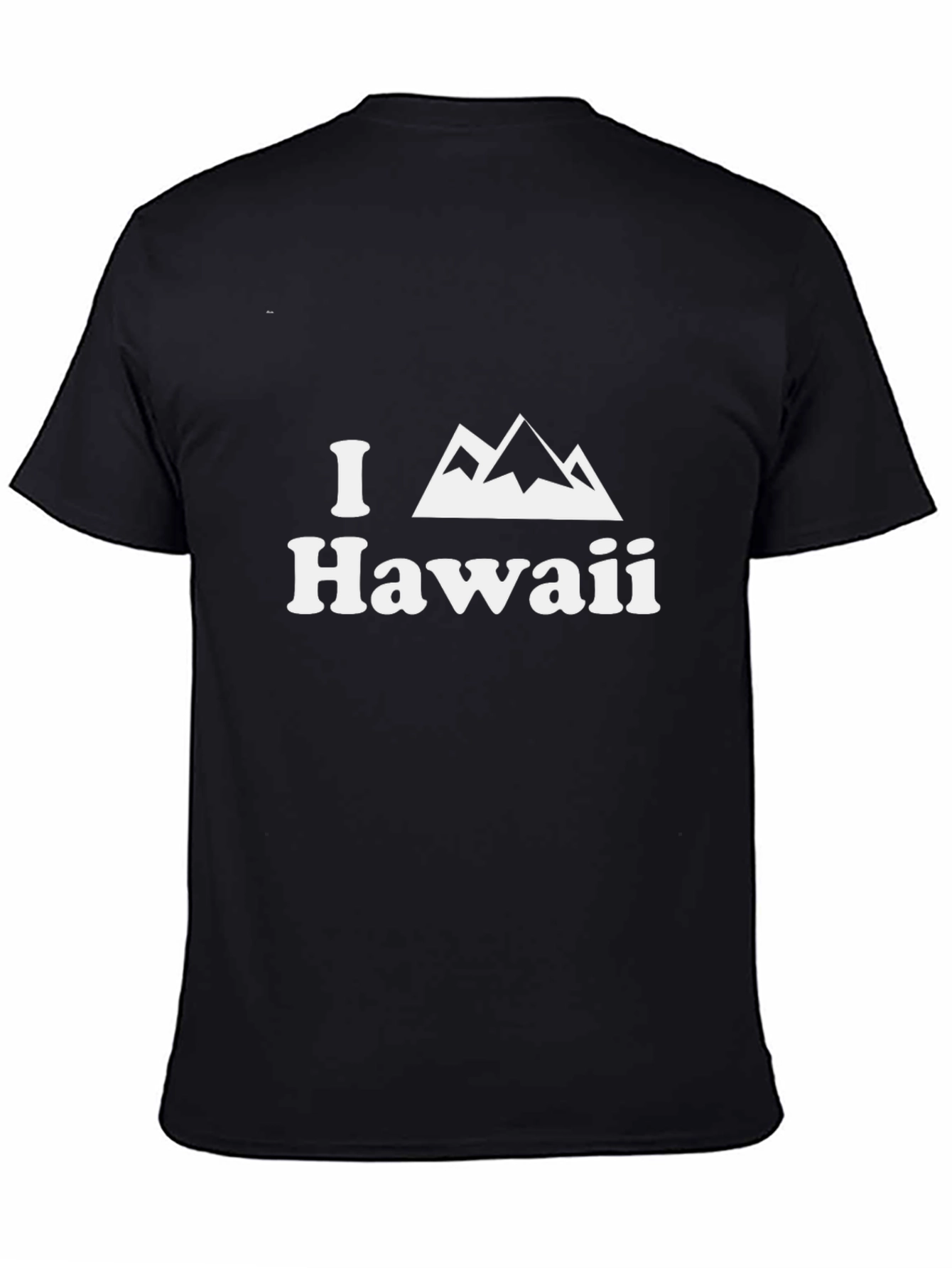I Love Hawaii Black T-Shirt