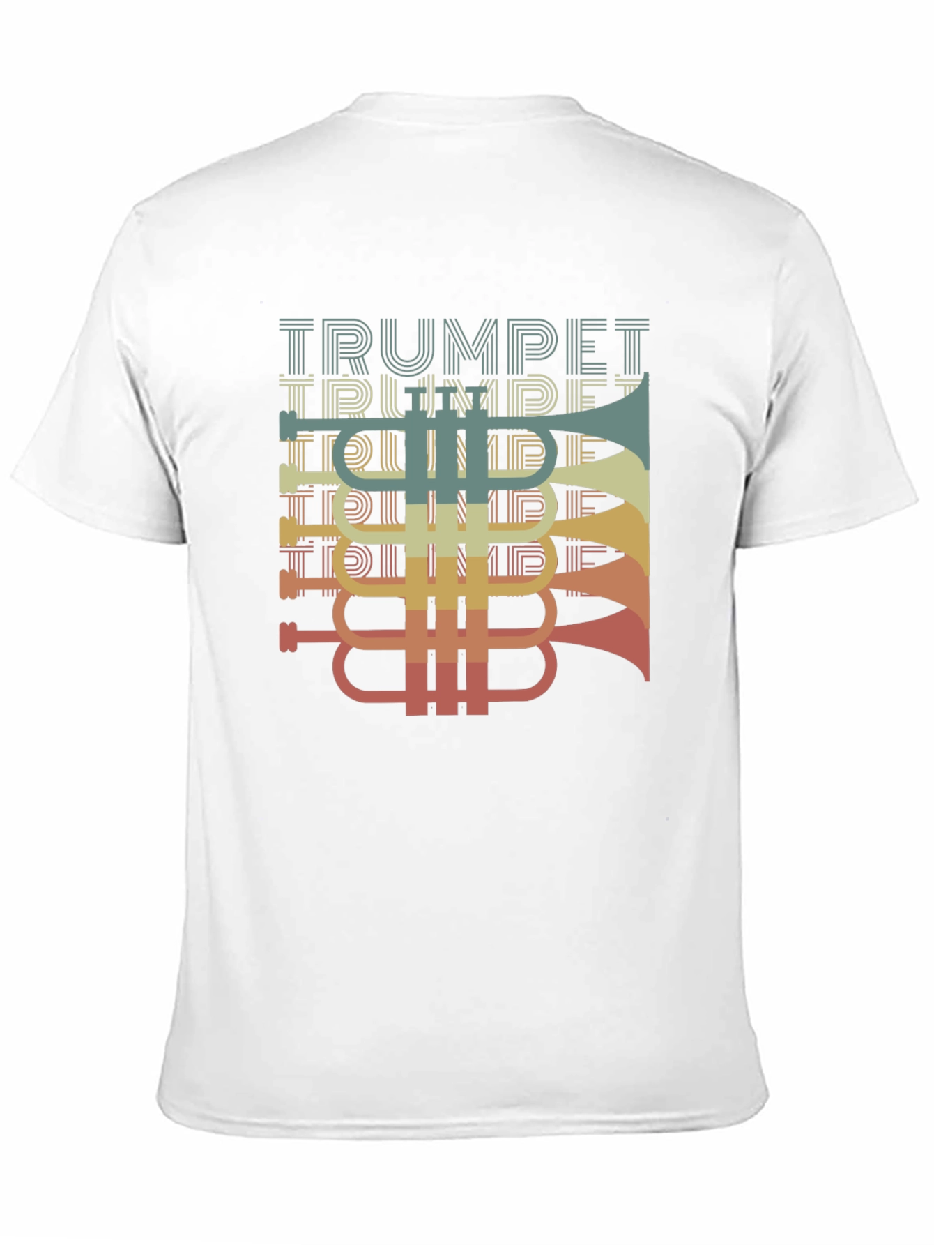 Retro Trumpet Graphic T-Shirt - Music Lover Tee
