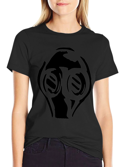 Black T-Shirt with Gas Mask Graphic