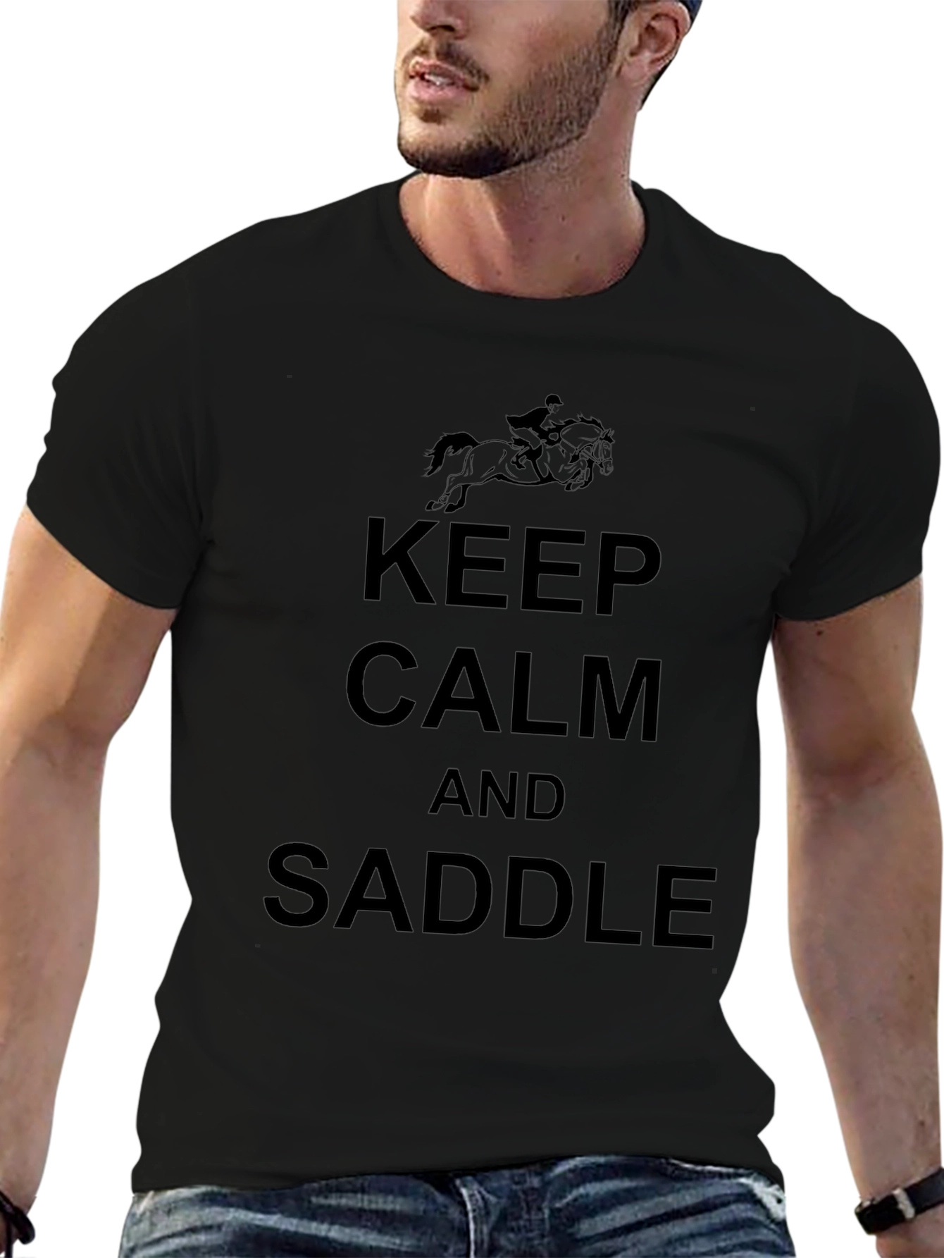 Keep Calm and Saddle T-Shirt