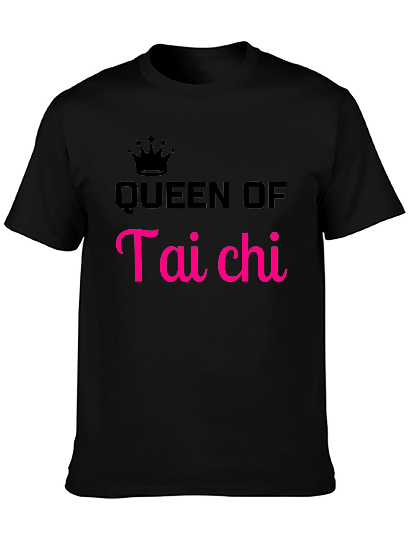 Queen of Tai Chi Graphic Tee - Black