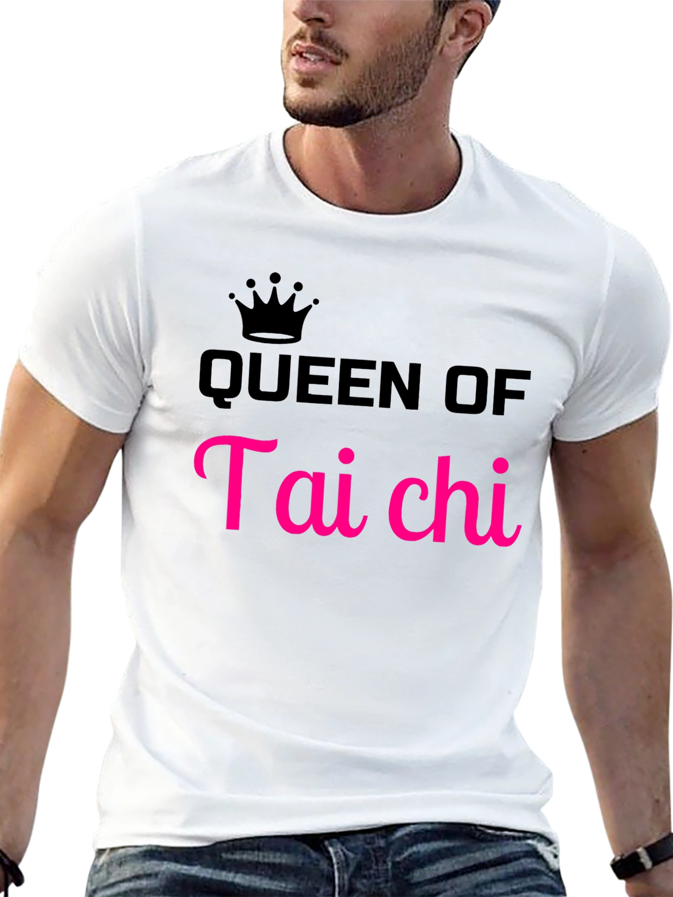 Queen of Tai Chi Graphic Tee - Black