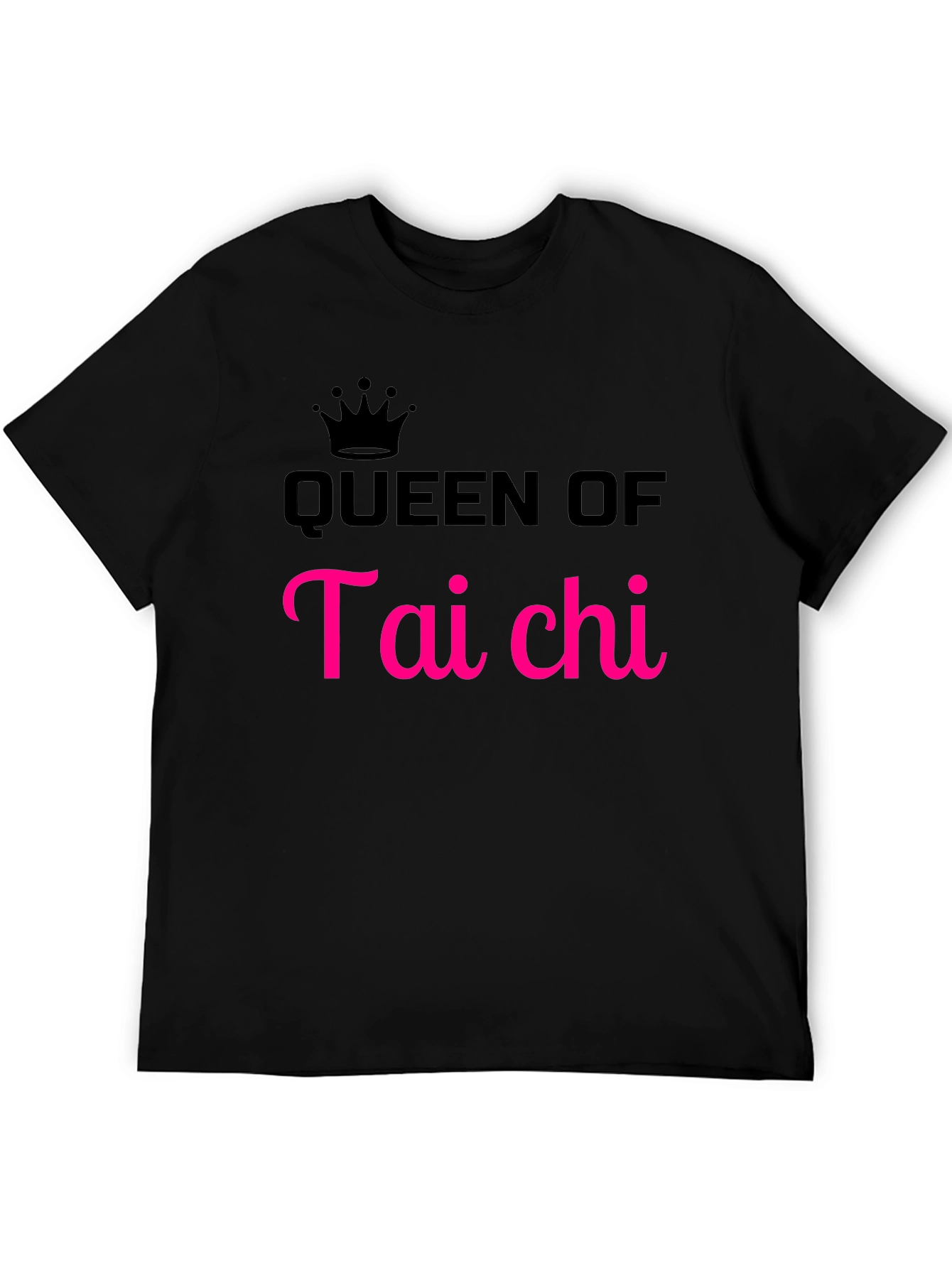 Queen of Tai Chi Graphic Tee - Black