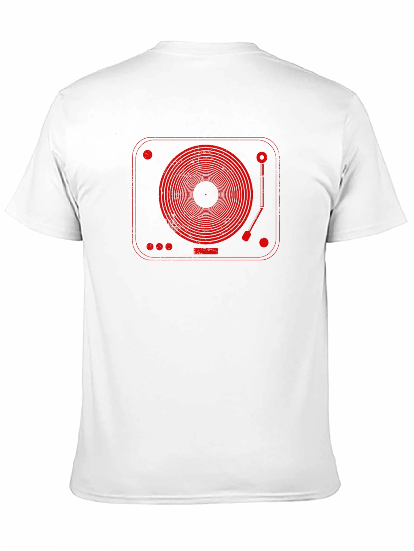 Retro Turntable Graphic Tee - Music Lovers T-Shirt
