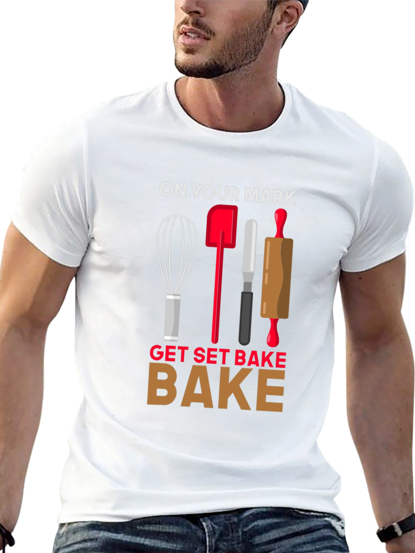 On Your Mark Get Set Bake T-Shirt
