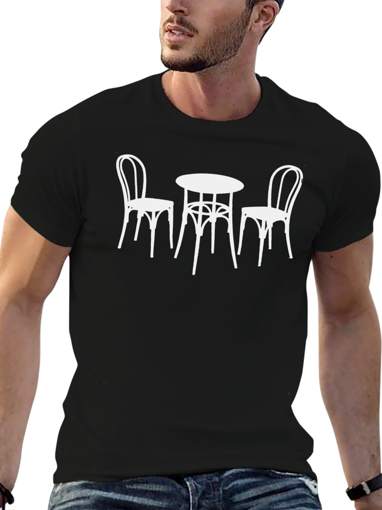 Chic Cafe Table T-Shirt - Urban Style Tee