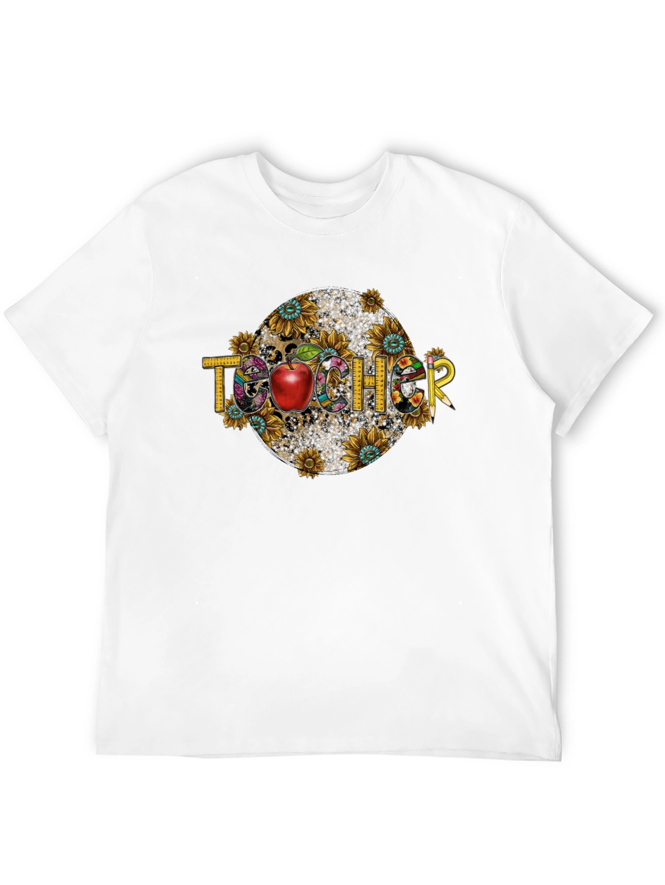 Teacher Sunflower Graphic Tee