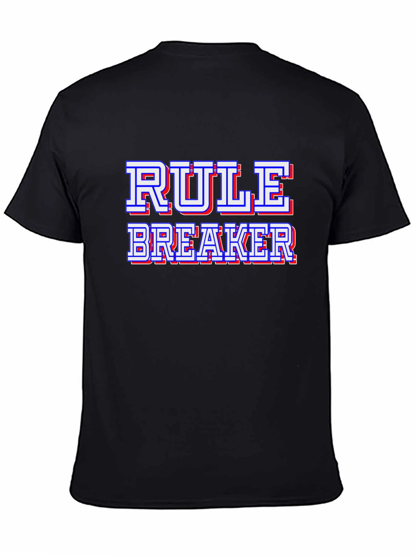 Rule Breaker Black Graphic Tee