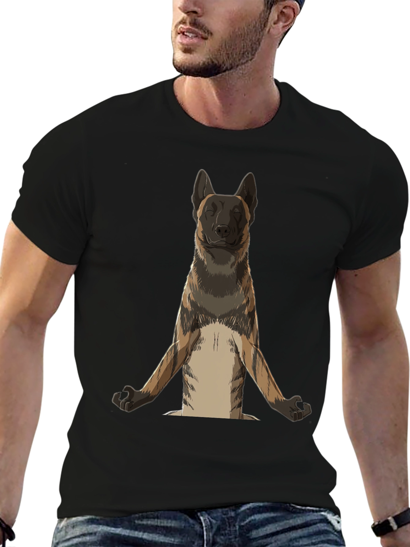 Yoga Dog Graphic Tee