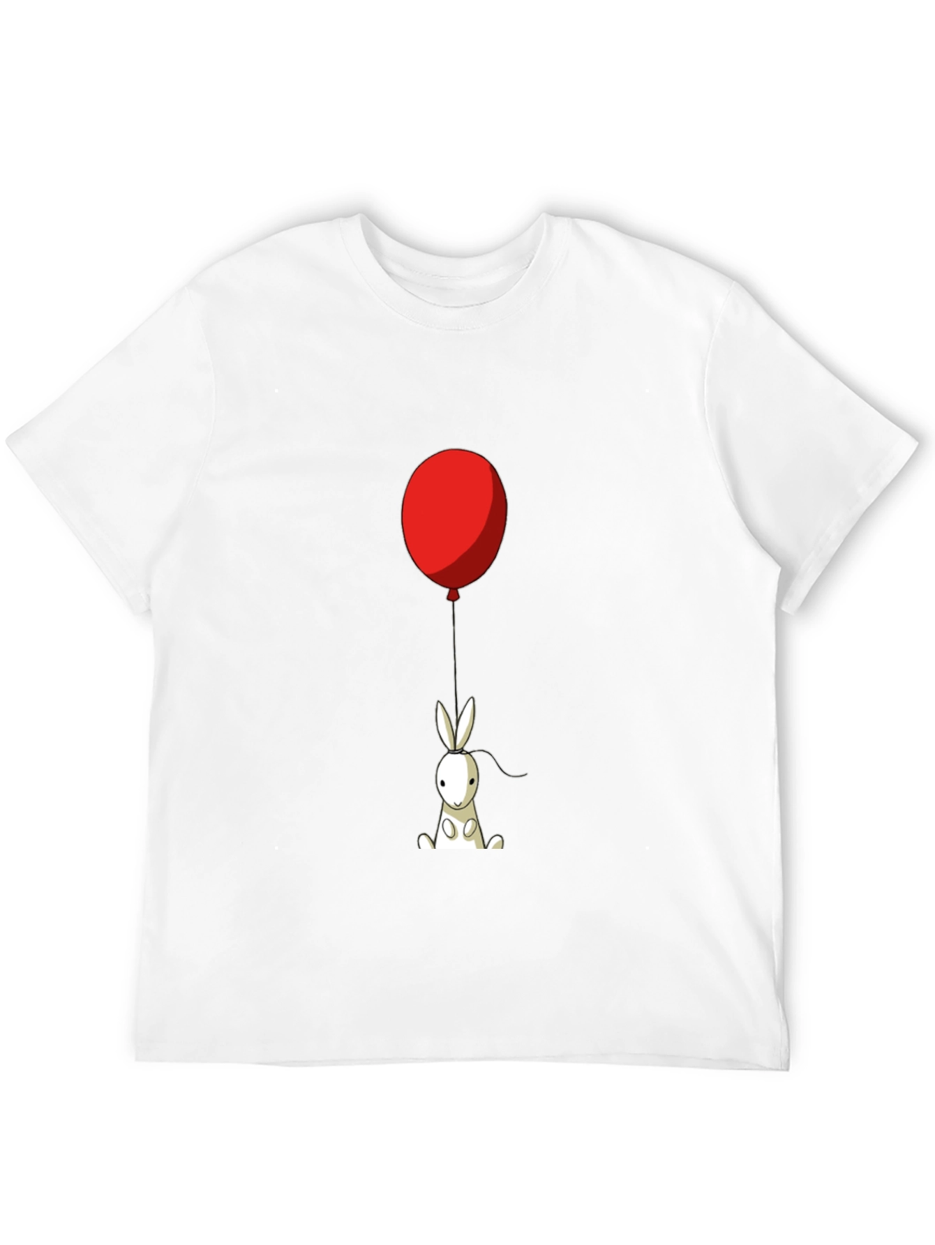 Rabbit with Balloon Graphic Tee