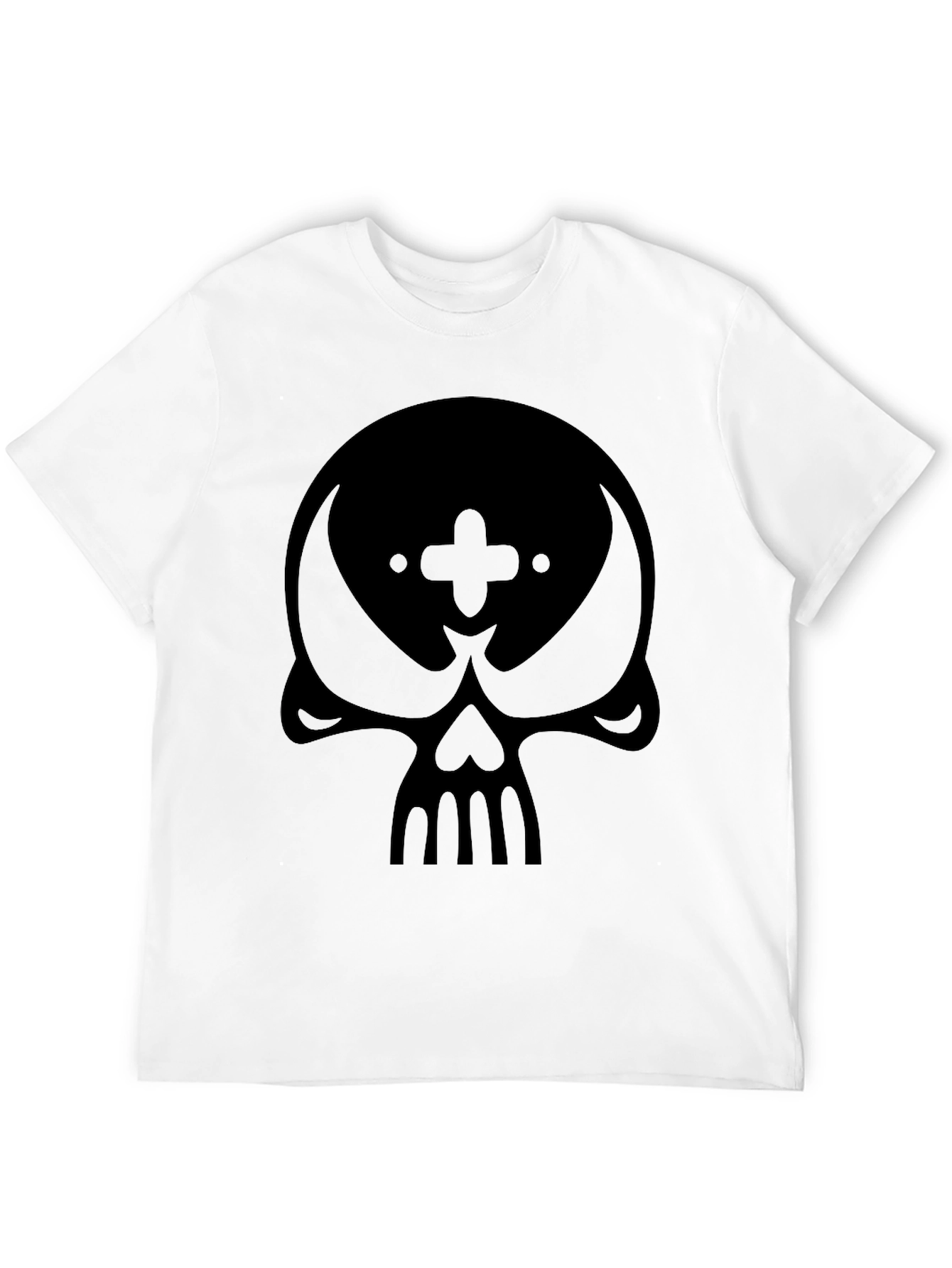 Skull Graphic Black T-Shirt - Modern Style