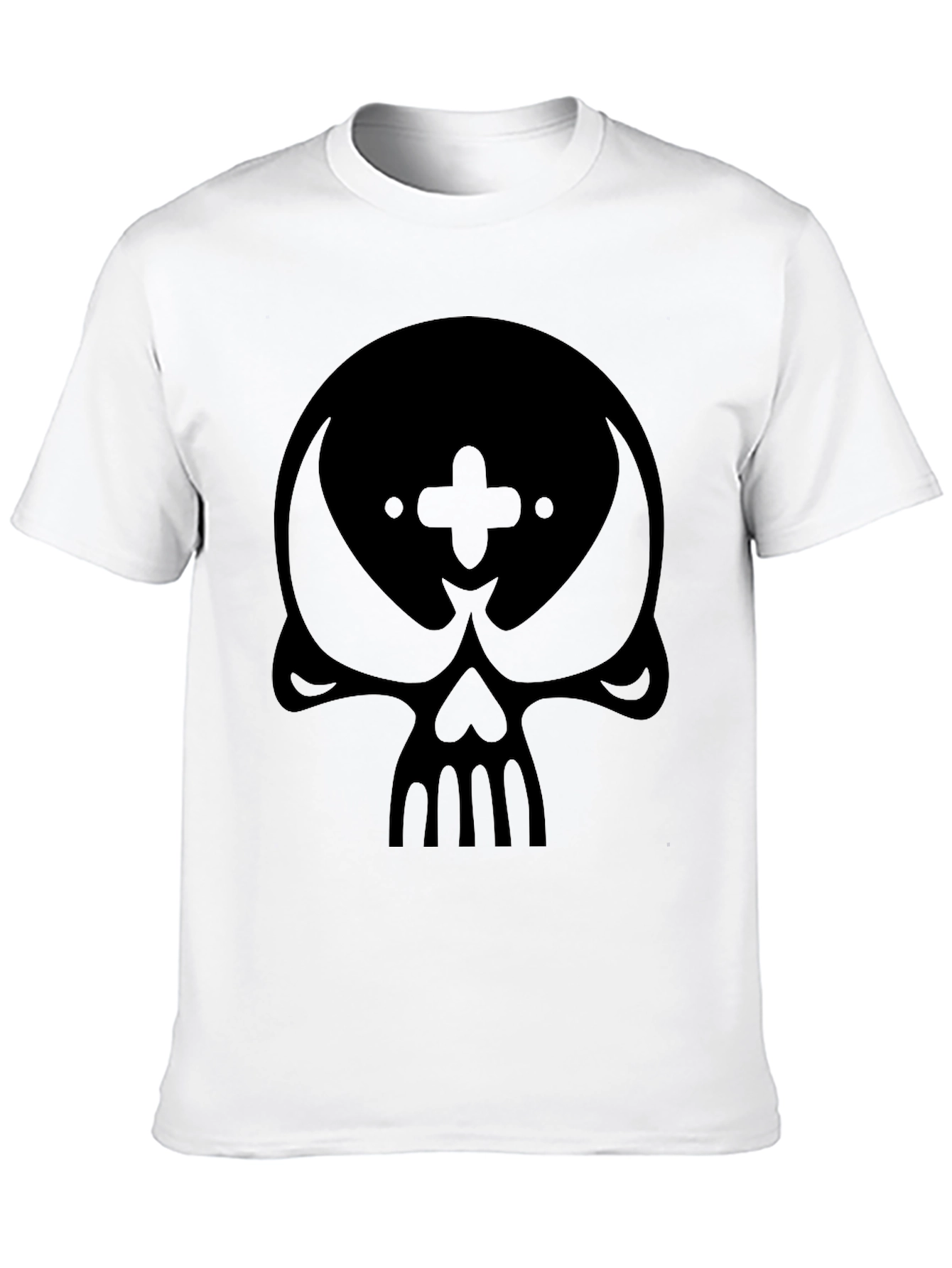 Skull Graphic Black T-Shirt - Modern Style