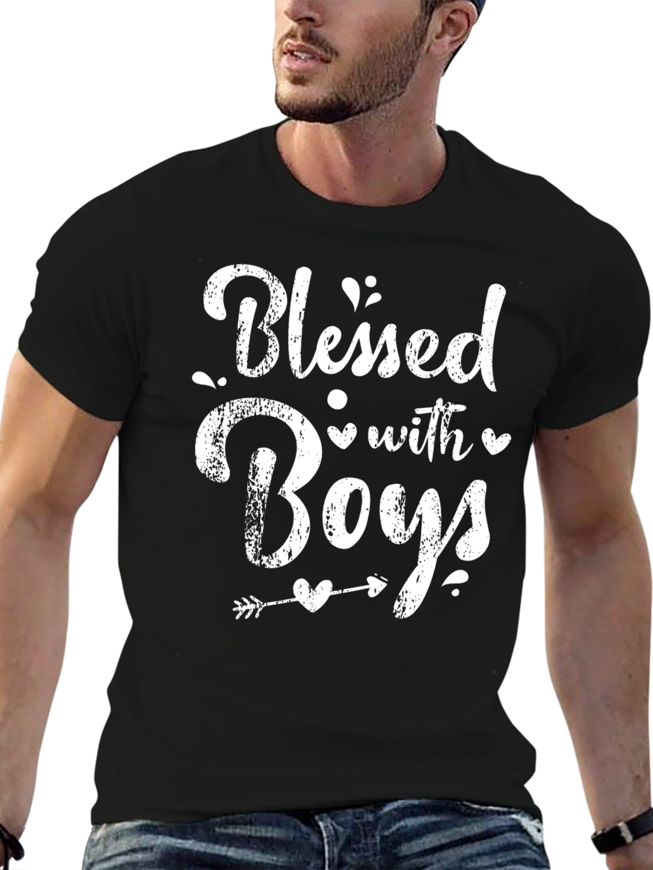 Blessed with Boys T-Shirt - Trendy Mom Tee