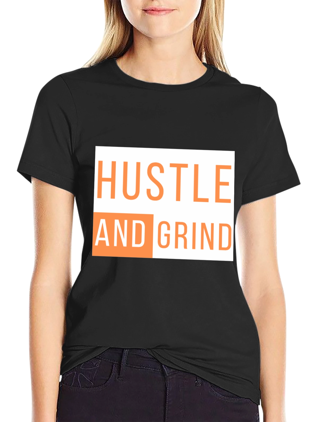 Hustle & Grind Graphic Tee - Motivational T-Shirt