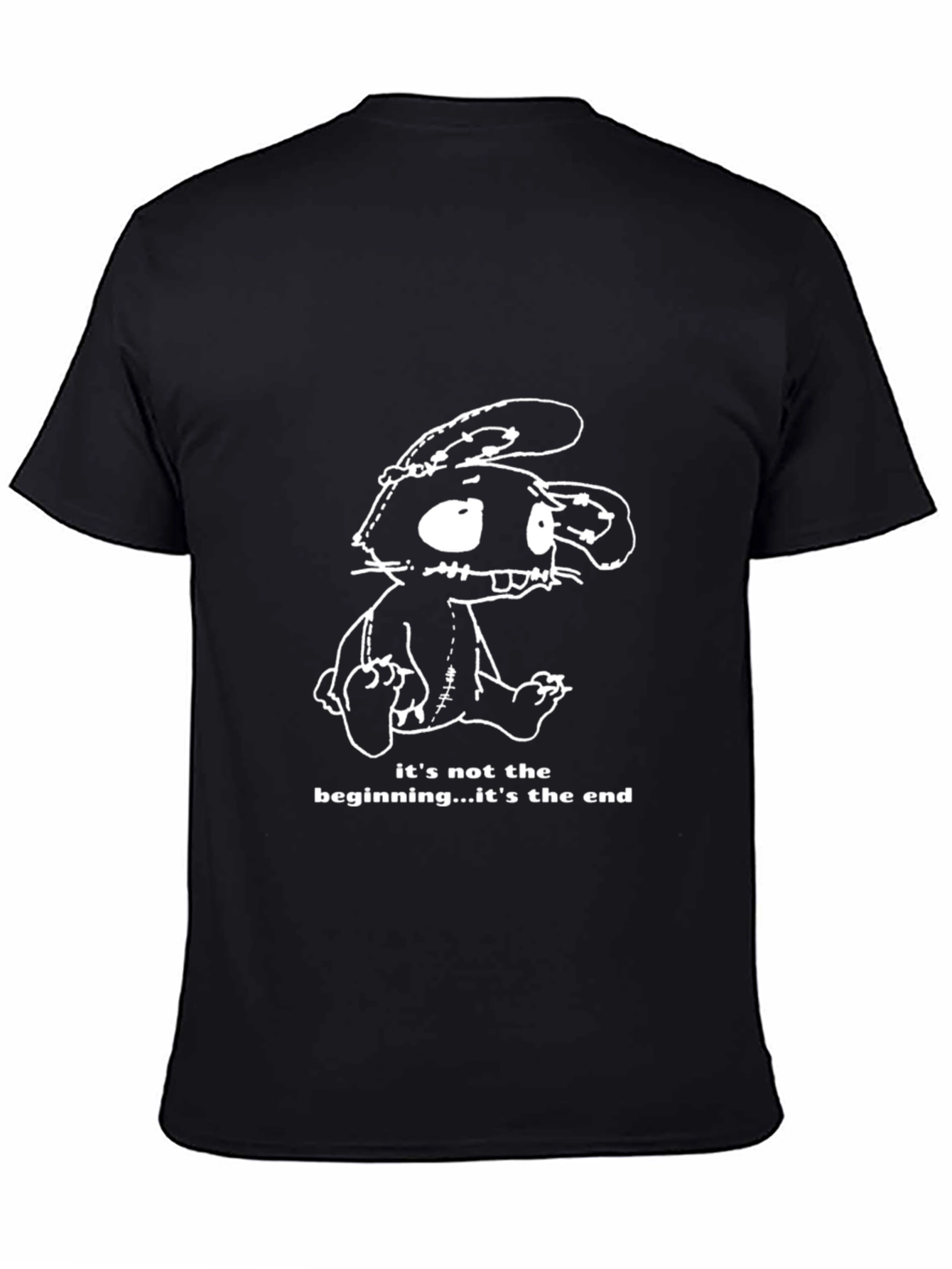 End of Beginning Rabbit Graphic T-Shirt