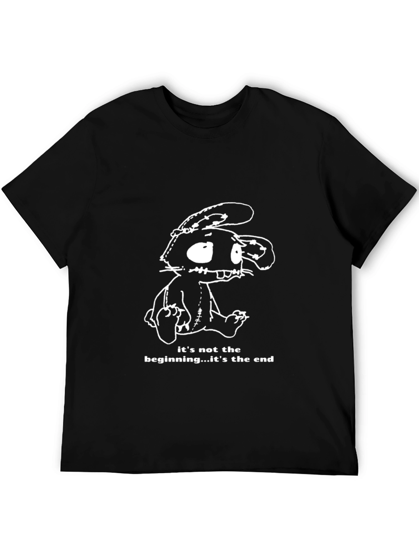 End of Beginning Rabbit Graphic T-Shirt