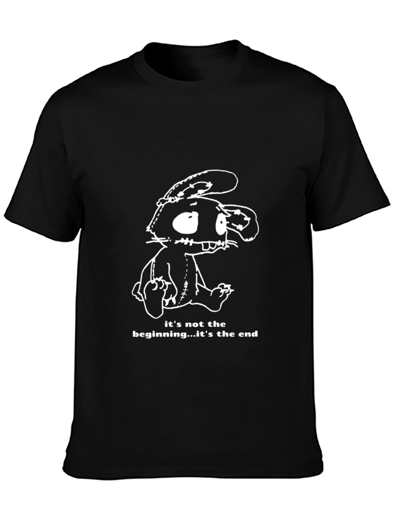 End of Beginning Rabbit Graphic T-Shirt