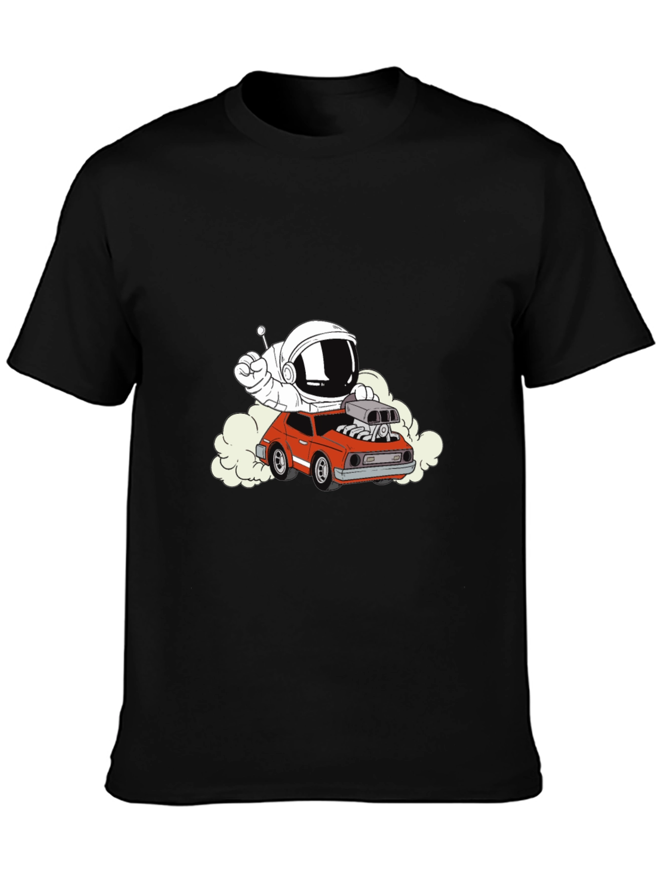 Astronaut Racing T-Shirt - Cool Graphic Tee