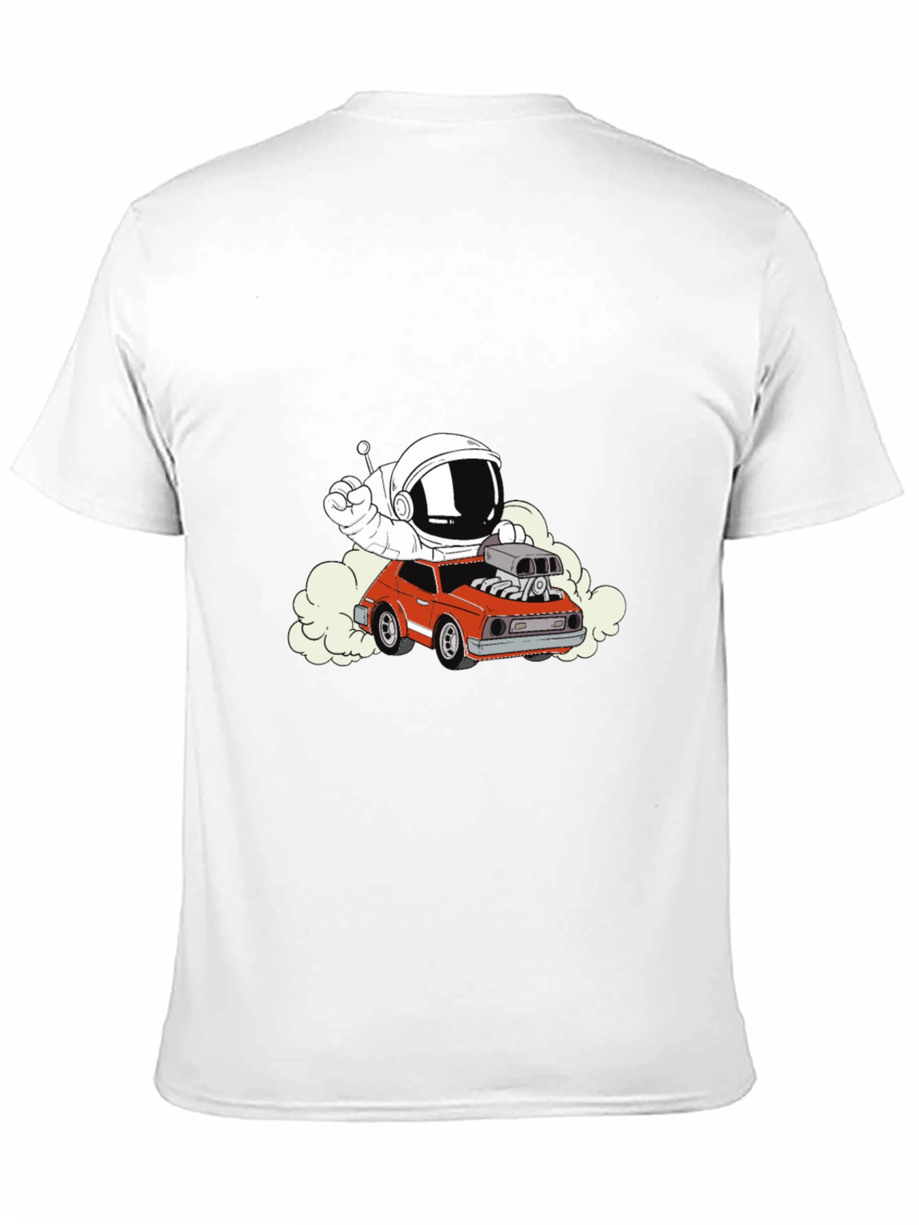 Astronaut Racing T-Shirt - Cool Graphic Tee