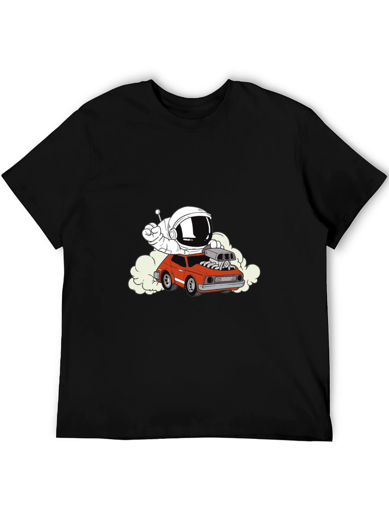 Astronaut Racing T-Shirt - Cool Graphic Tee