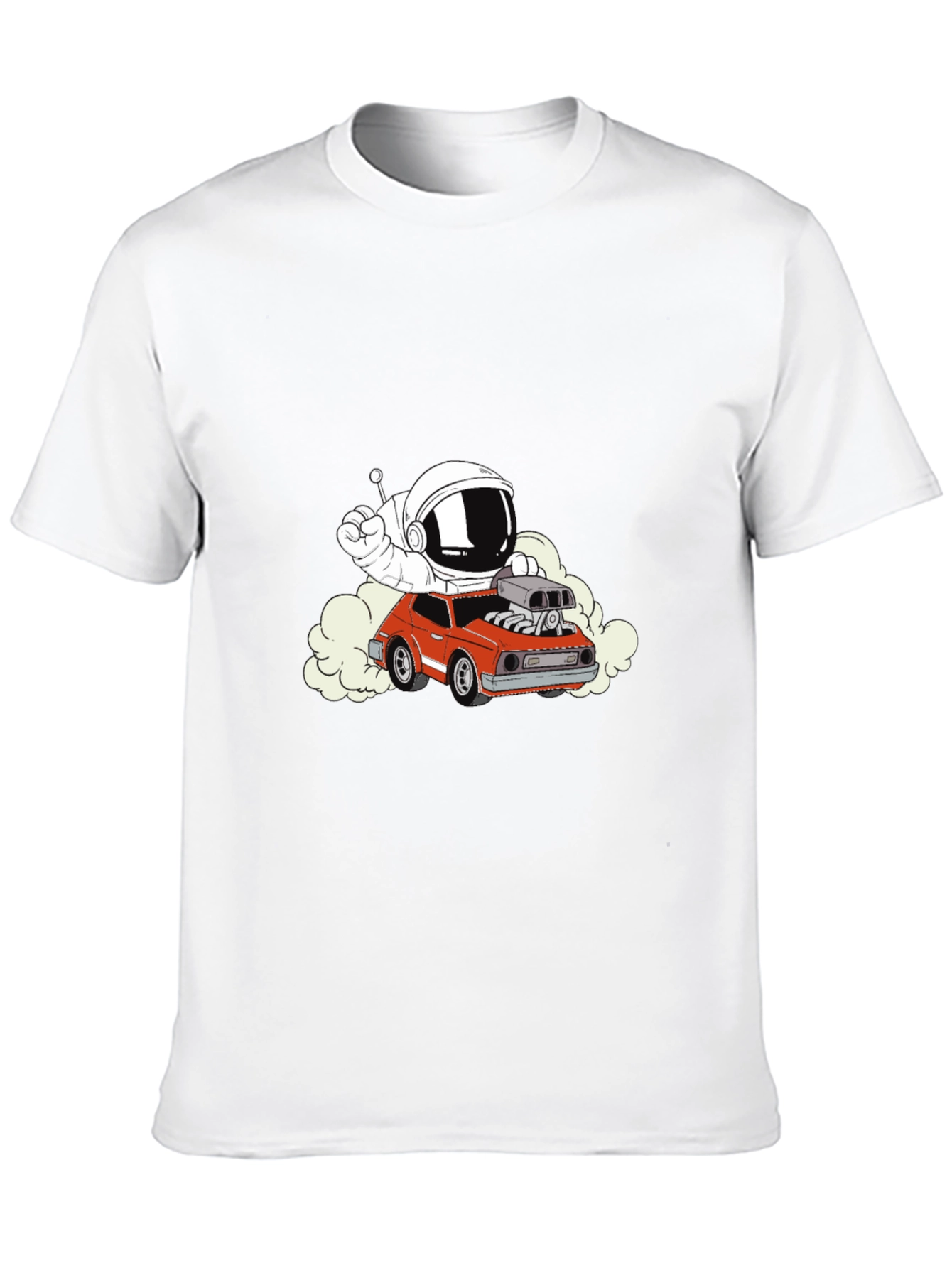 Astronaut Racing T-Shirt - Cool Graphic Tee