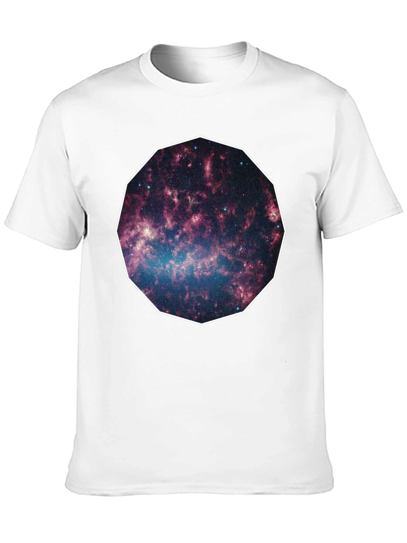 Galaxy Print Black Tee
