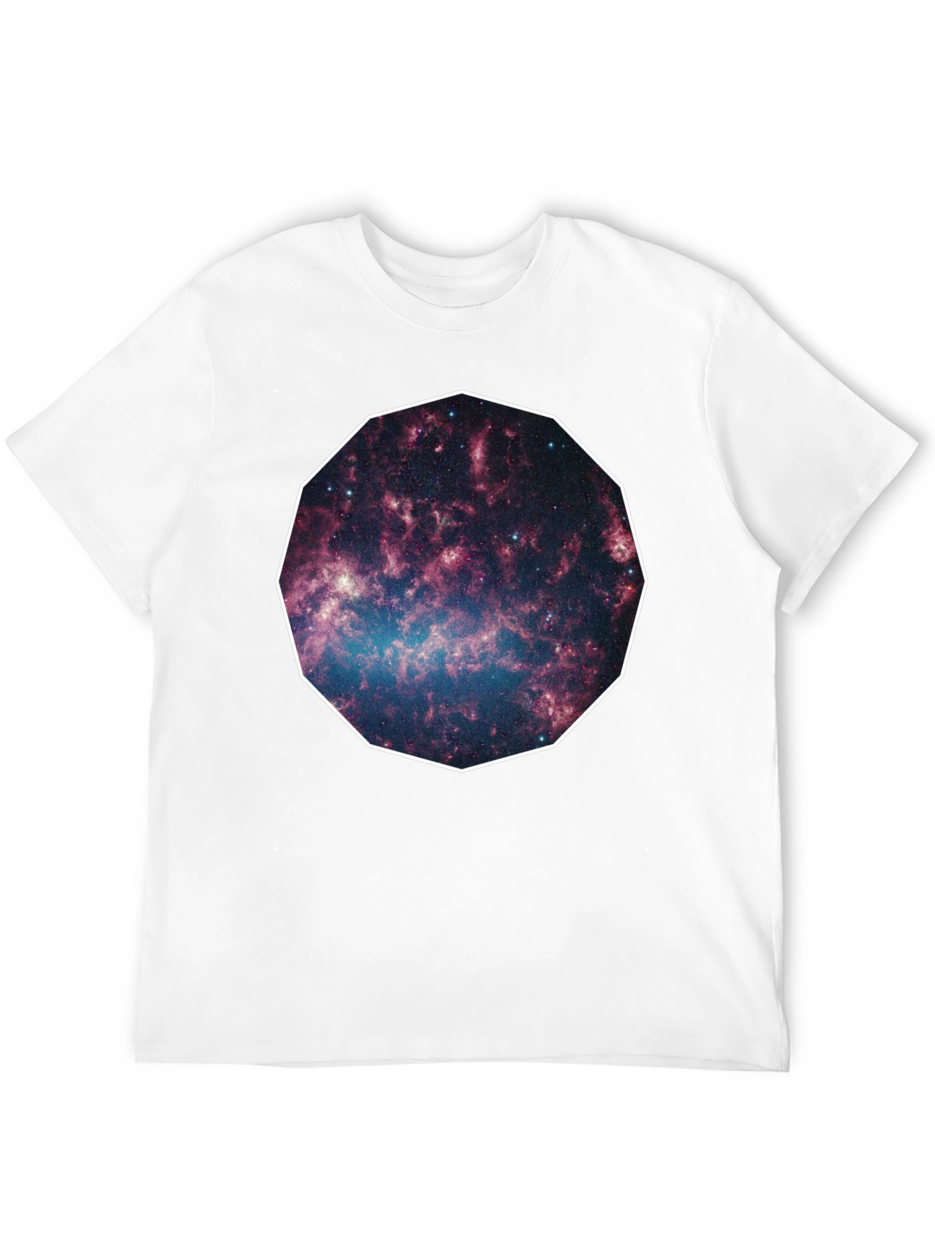 Galaxy Print Black Tee