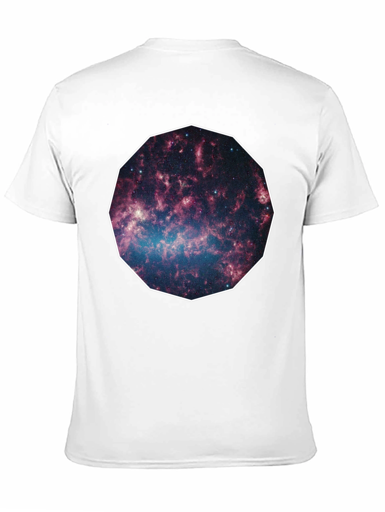 Galaxy Print Black Tee