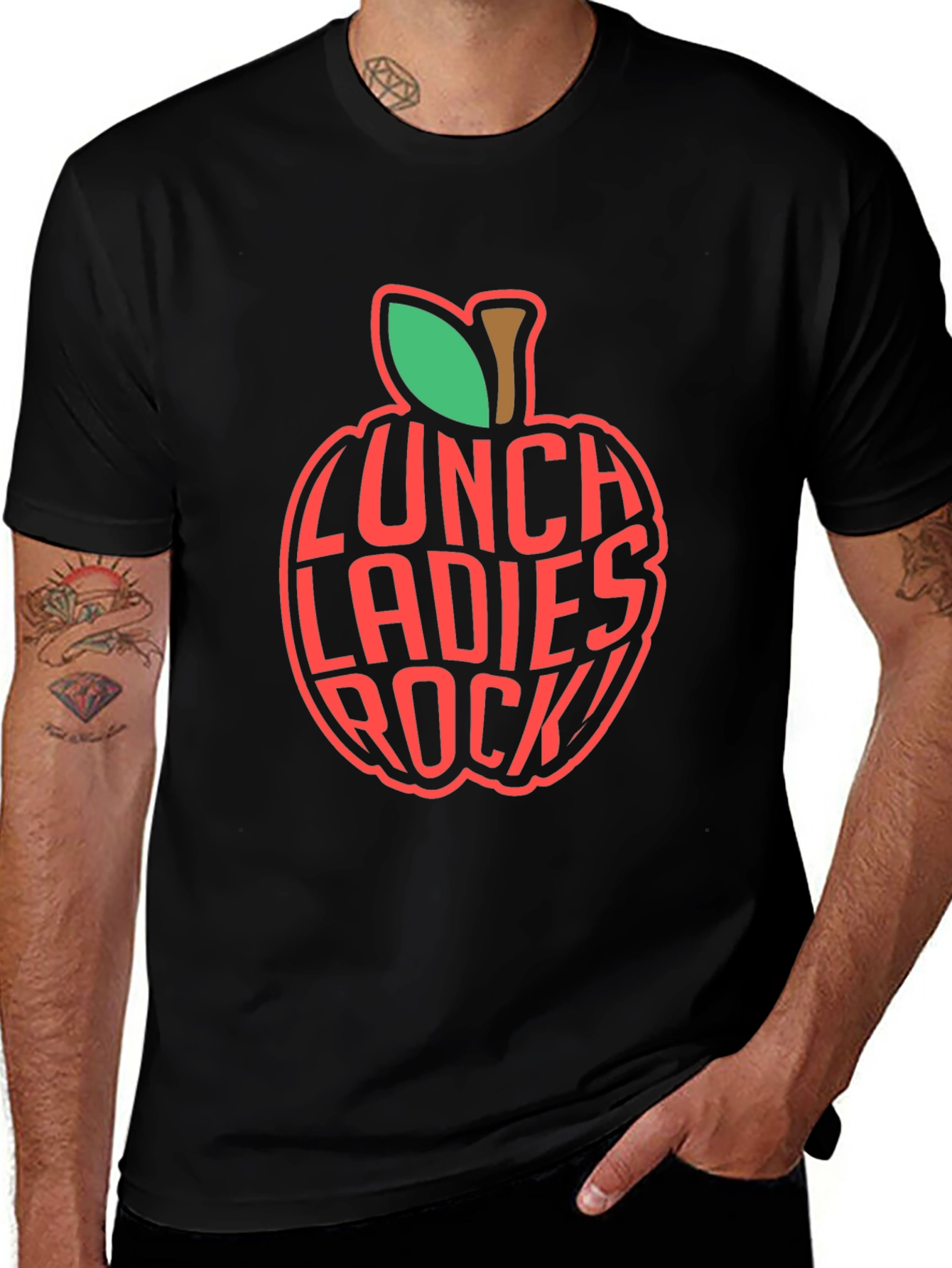 Lunch Ladies Rock Graphic Tee - Unisex Crew Neck