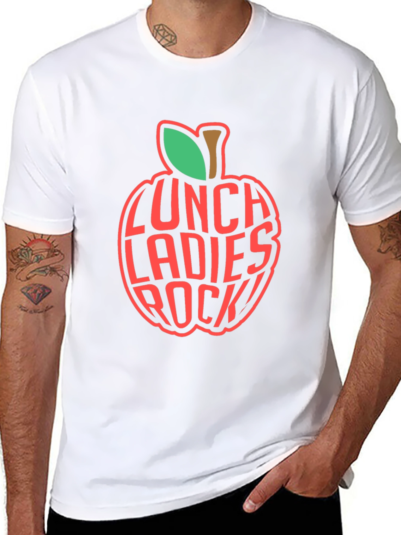 Lunch Ladies Rock Graphic Tee - Unisex Crew Neck