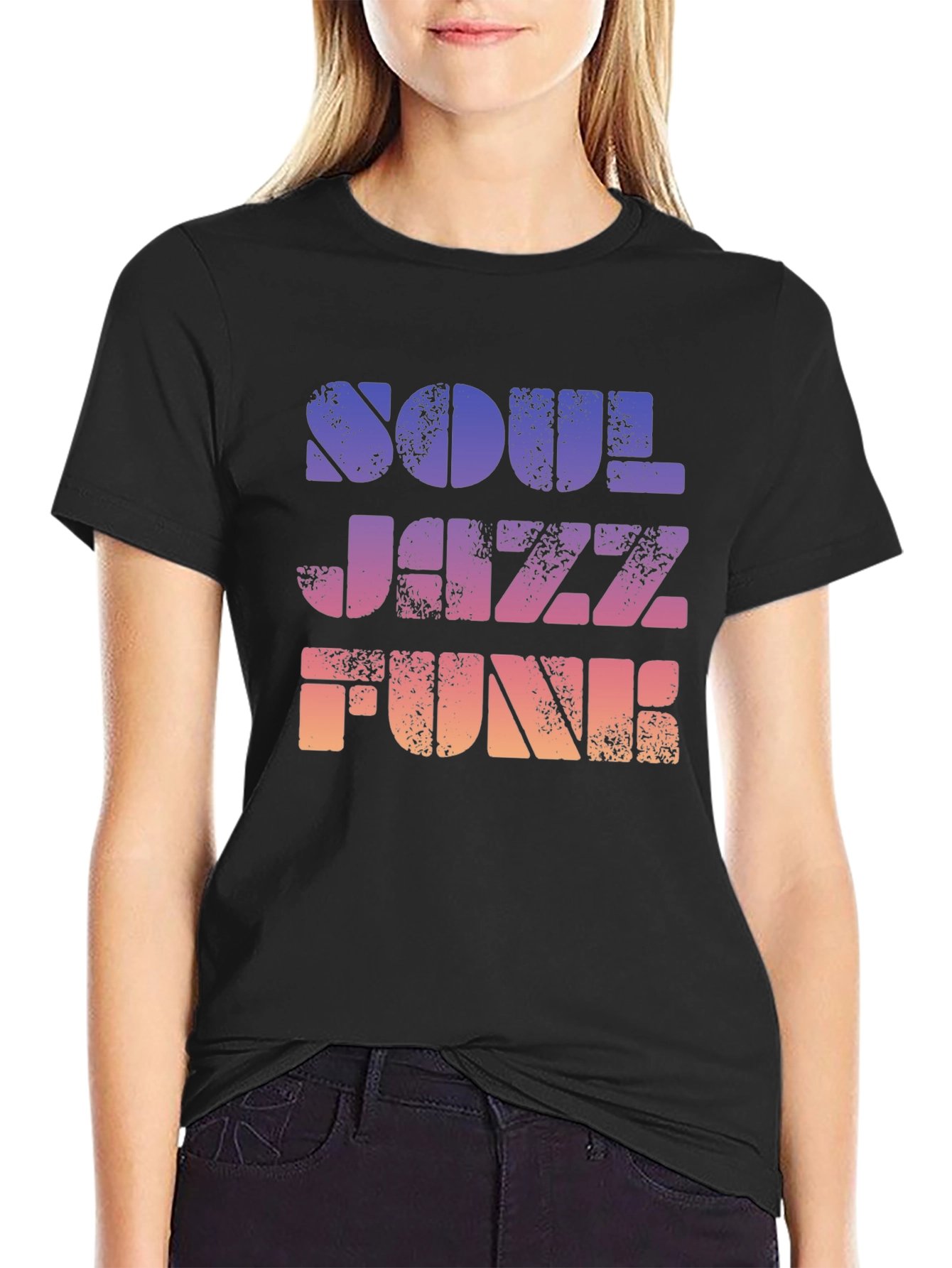 Soul Jazz Funk Retro Graphic T-Shirt