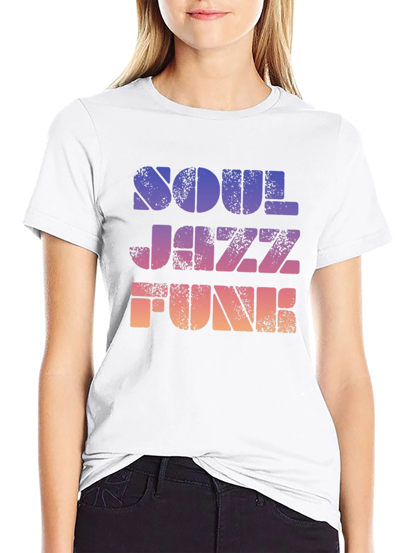 Soul Jazz Funk Retro Graphic T-Shirt