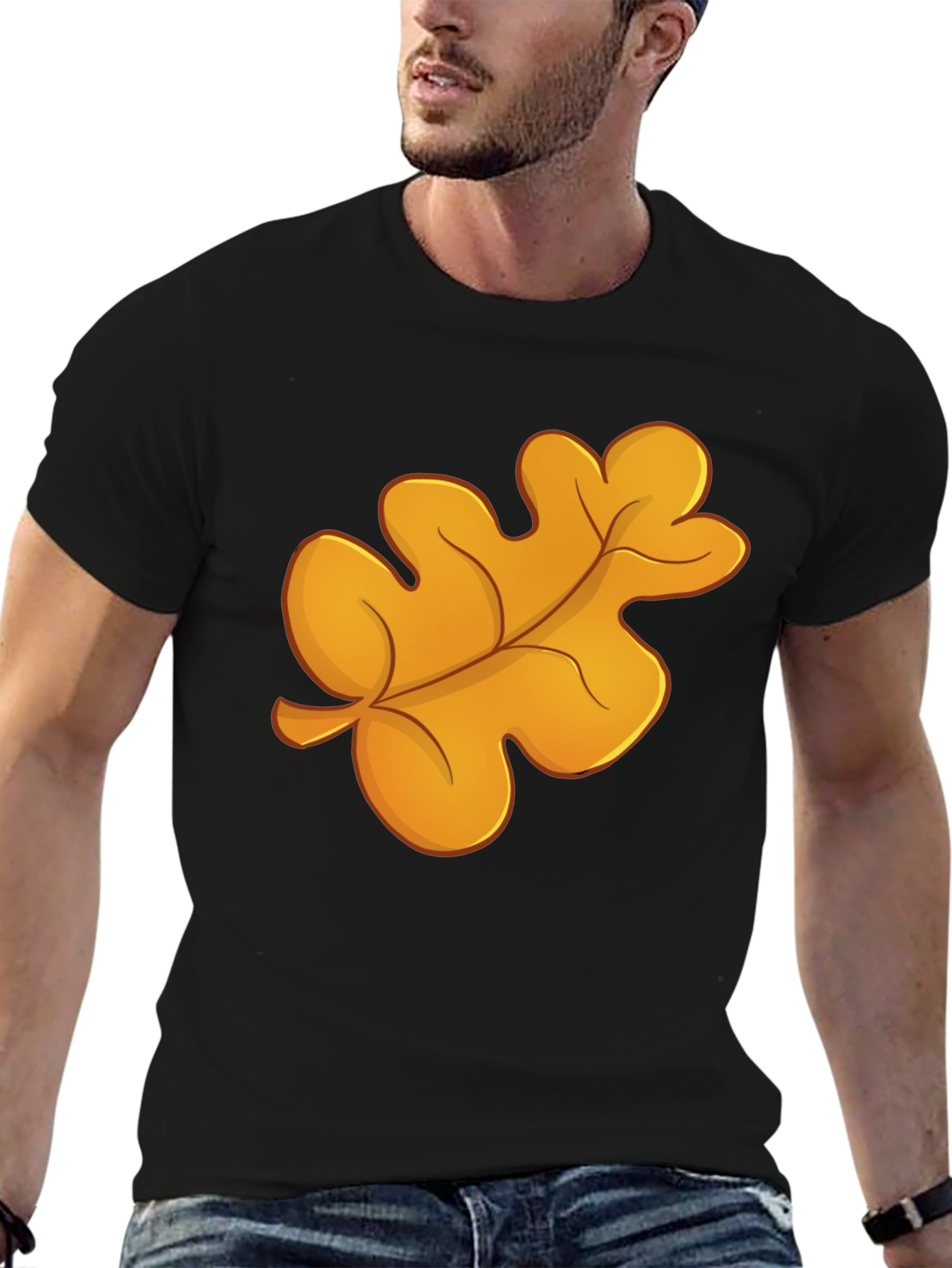 Oak Leaf Graphic Tee - Casual Comfort