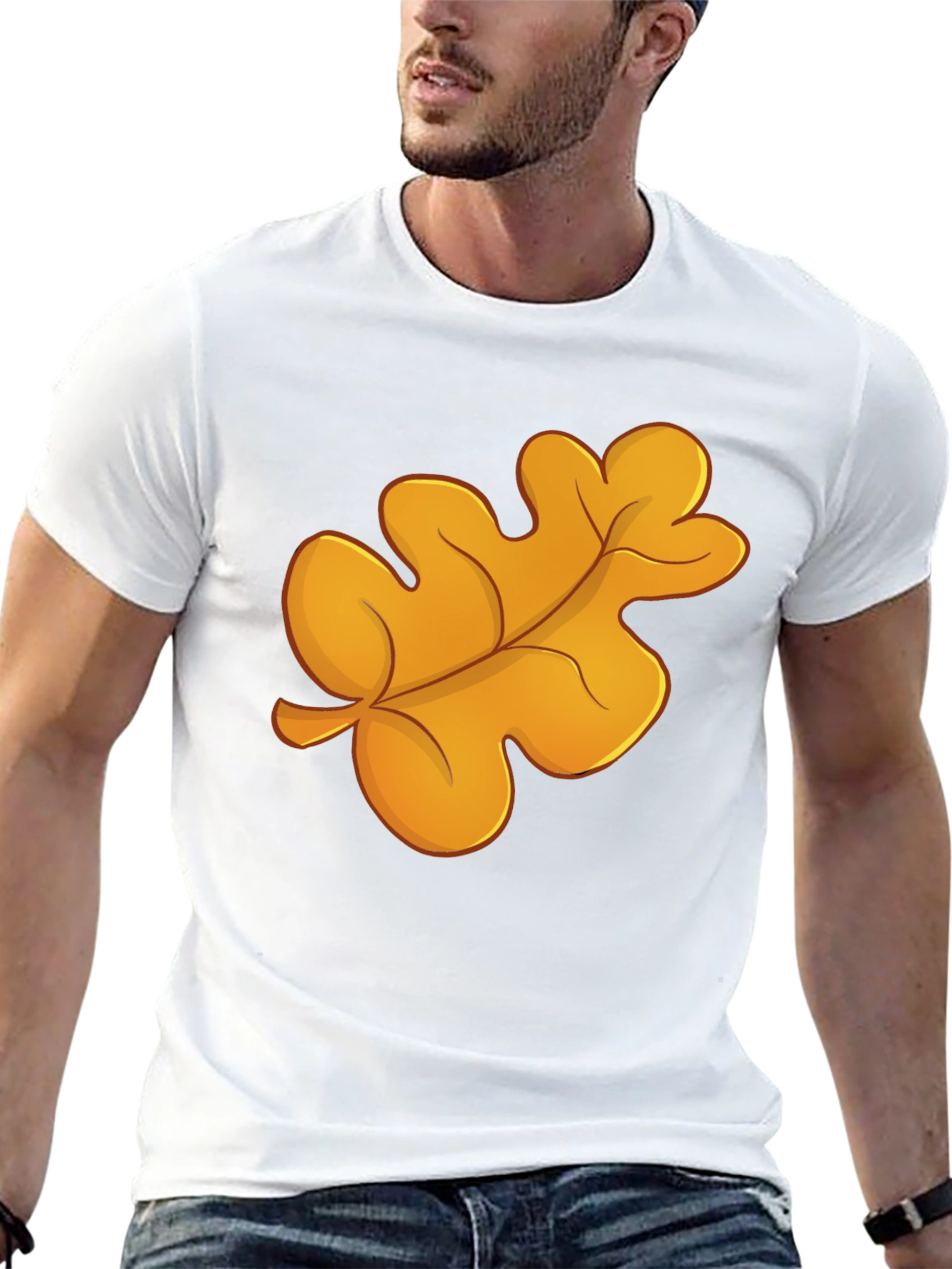 Oak Leaf Graphic Tee - Casual Comfort