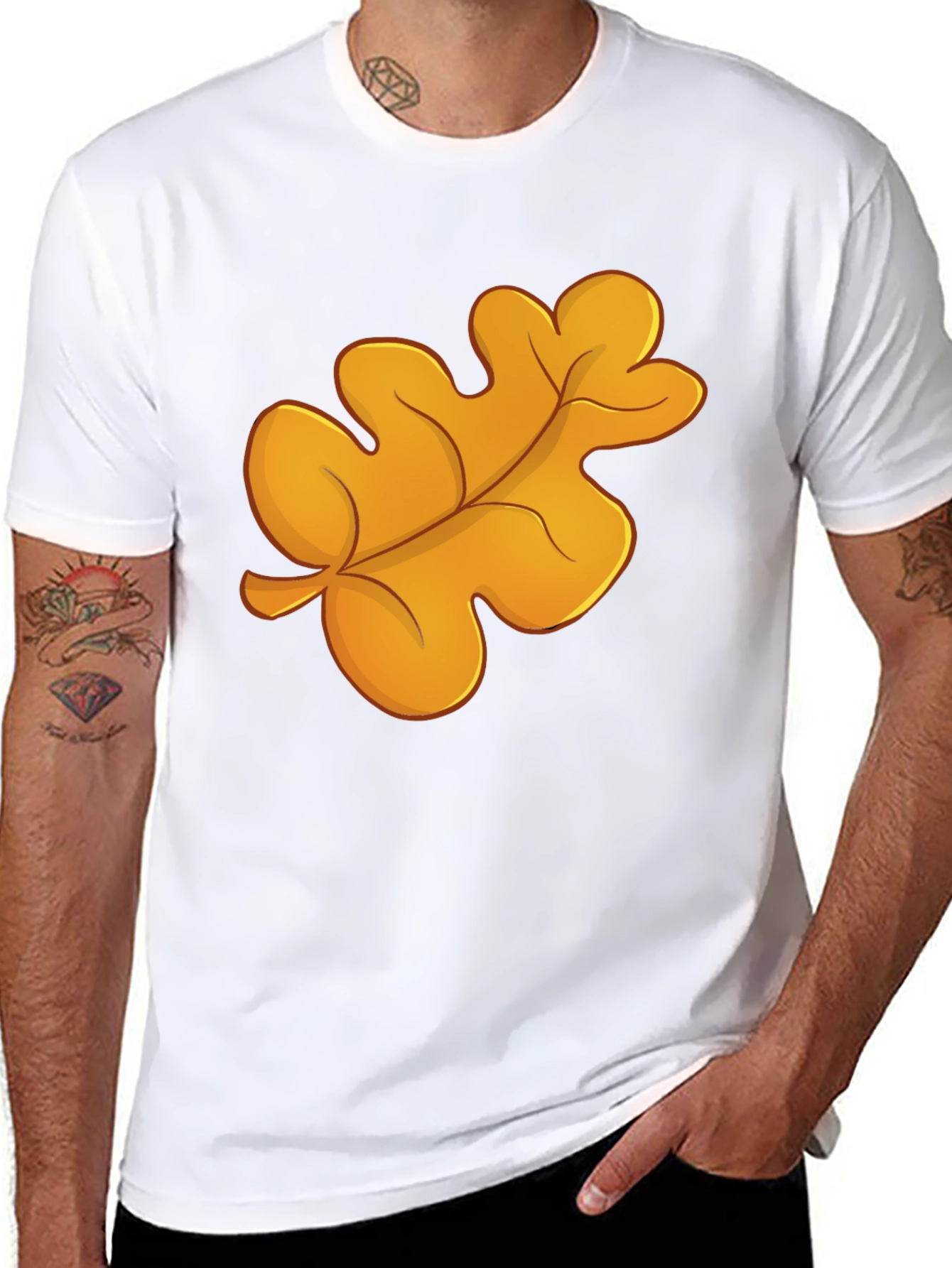 Oak Leaf Graphic Tee - Casual Comfort