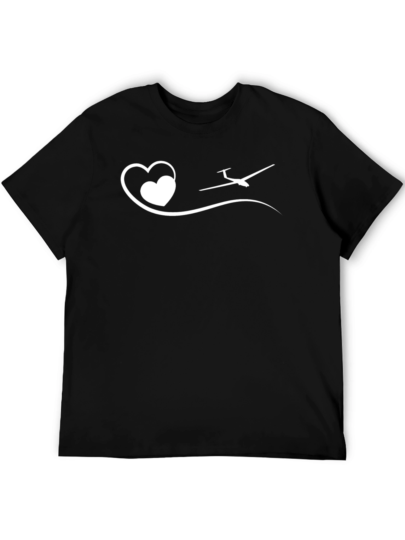 Love Gliding T-Shirt - Black Aviation Tee