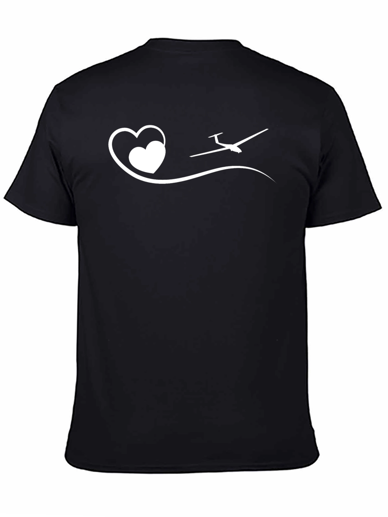 Love Gliding T-Shirt - Black Aviation Tee