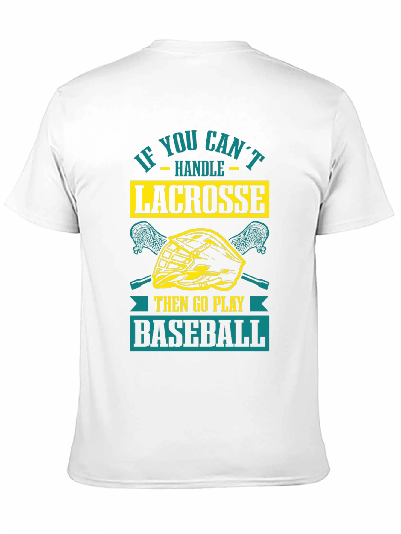 Lacrosse vs. Baseball Graphic Tee