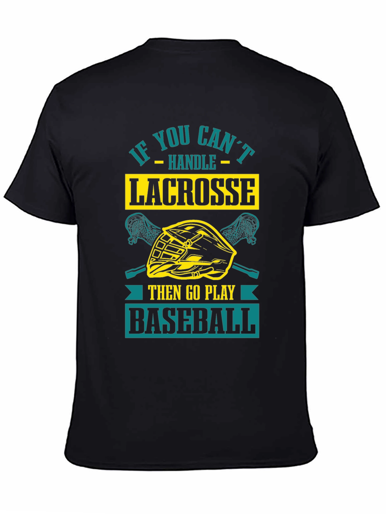 Lacrosse vs. Baseball Graphic Tee
