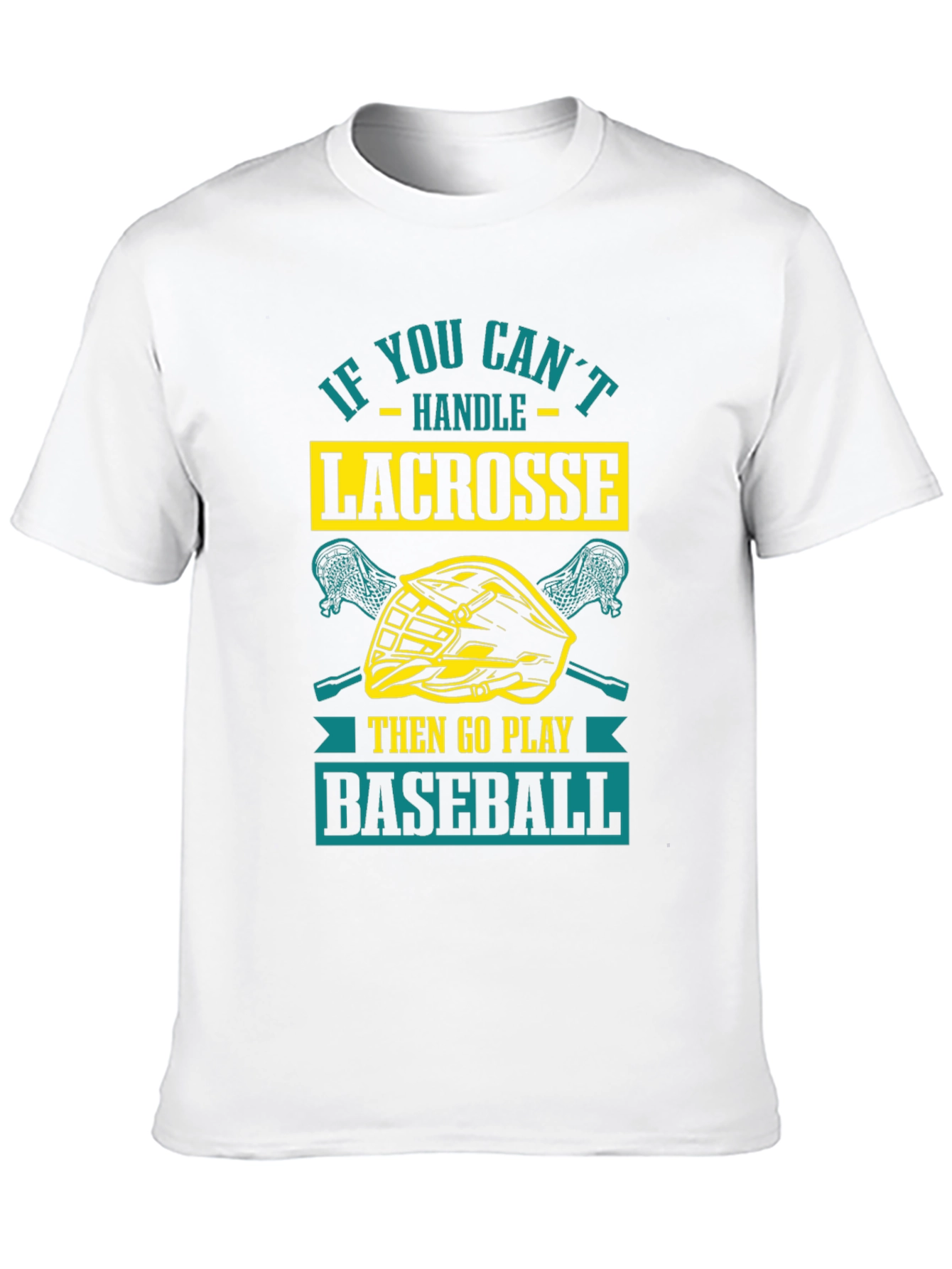 Lacrosse vs. Baseball Graphic Tee