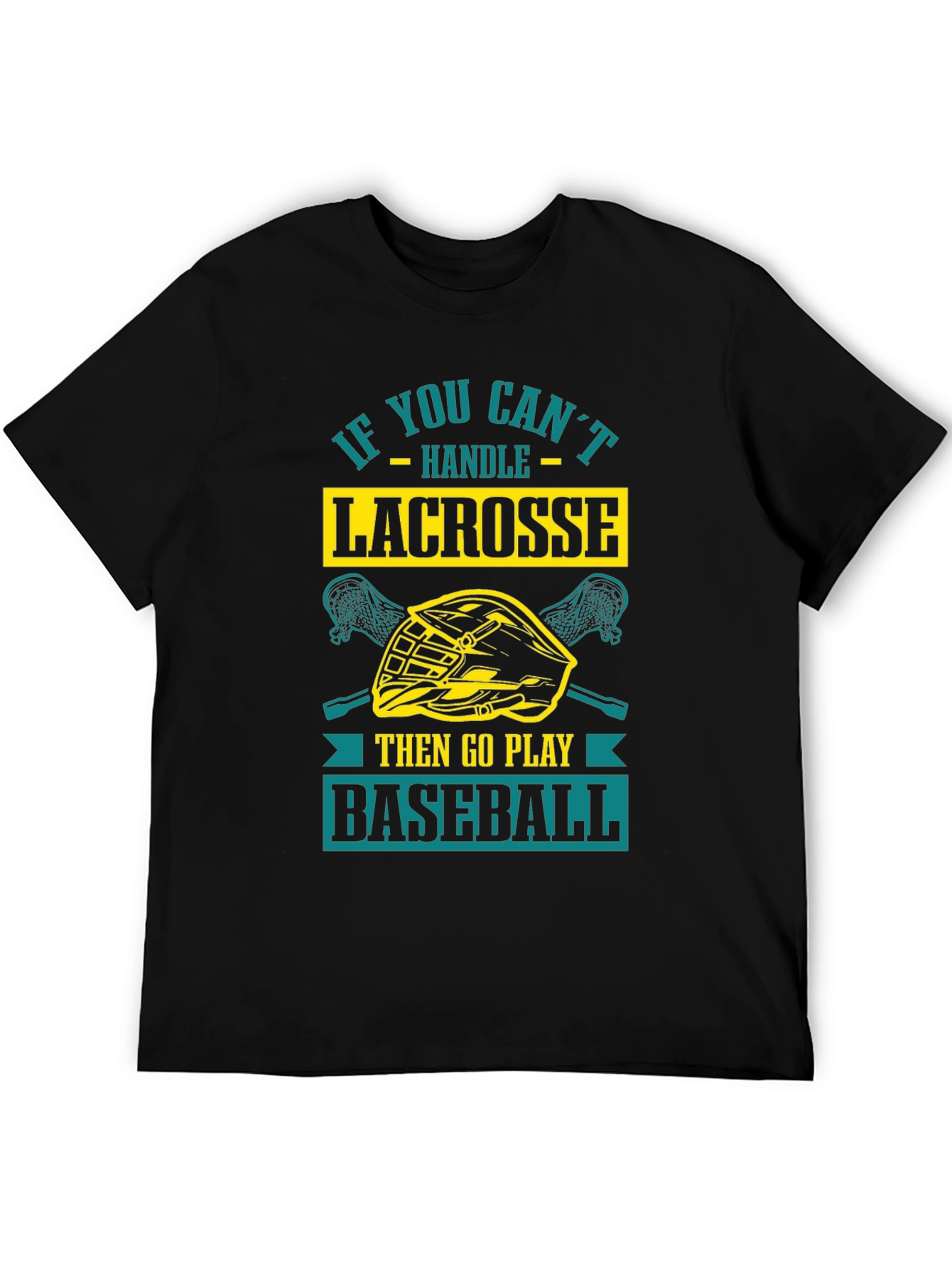 Lacrosse vs. Baseball Graphic Tee