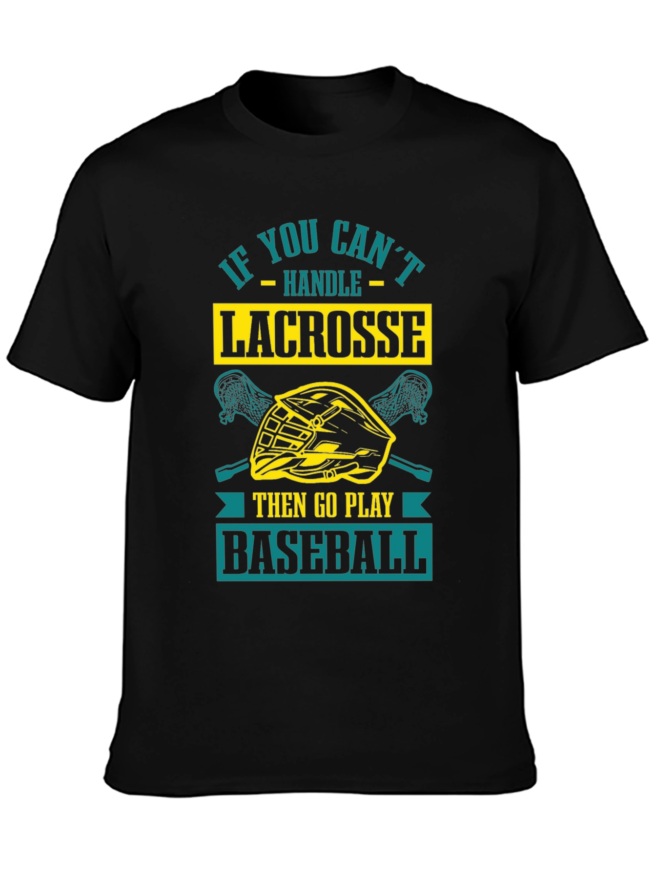 Lacrosse vs. Baseball Graphic Tee