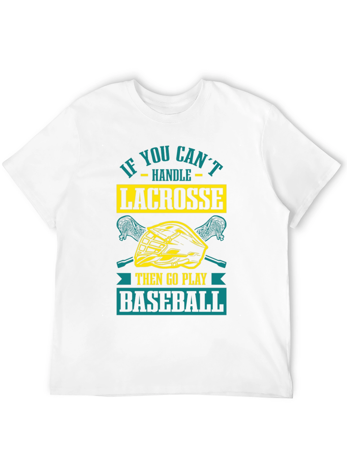 Lacrosse vs. Baseball Graphic Tee