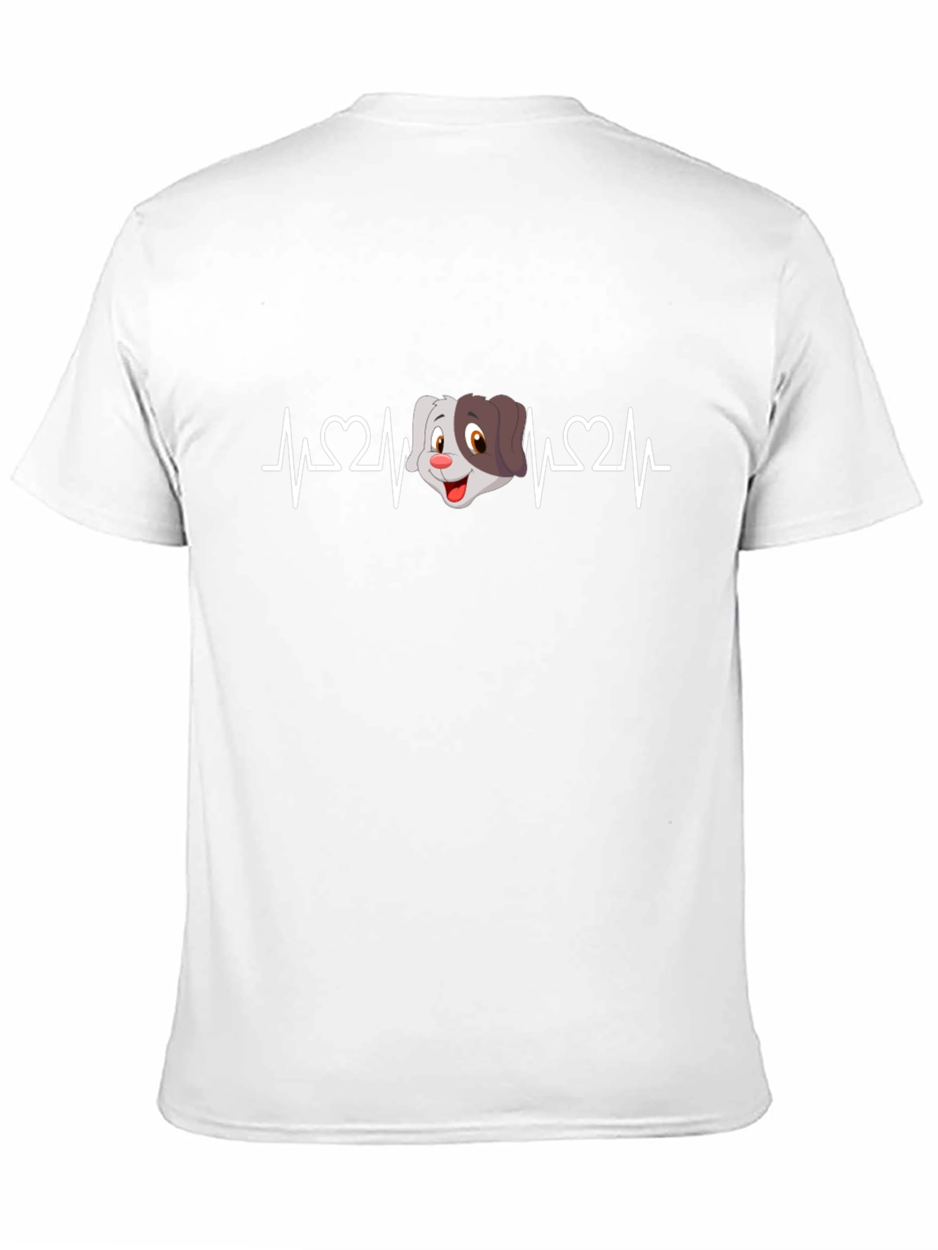 Dog Heartbeat T-Shirt - Cute Cartoon Pet Tee