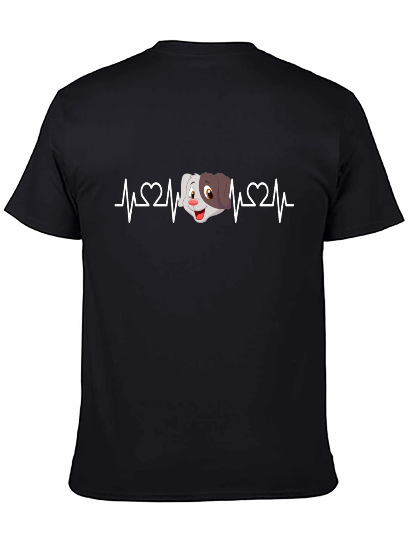 Dog Heartbeat T-Shirt - Cute Cartoon Pet Tee