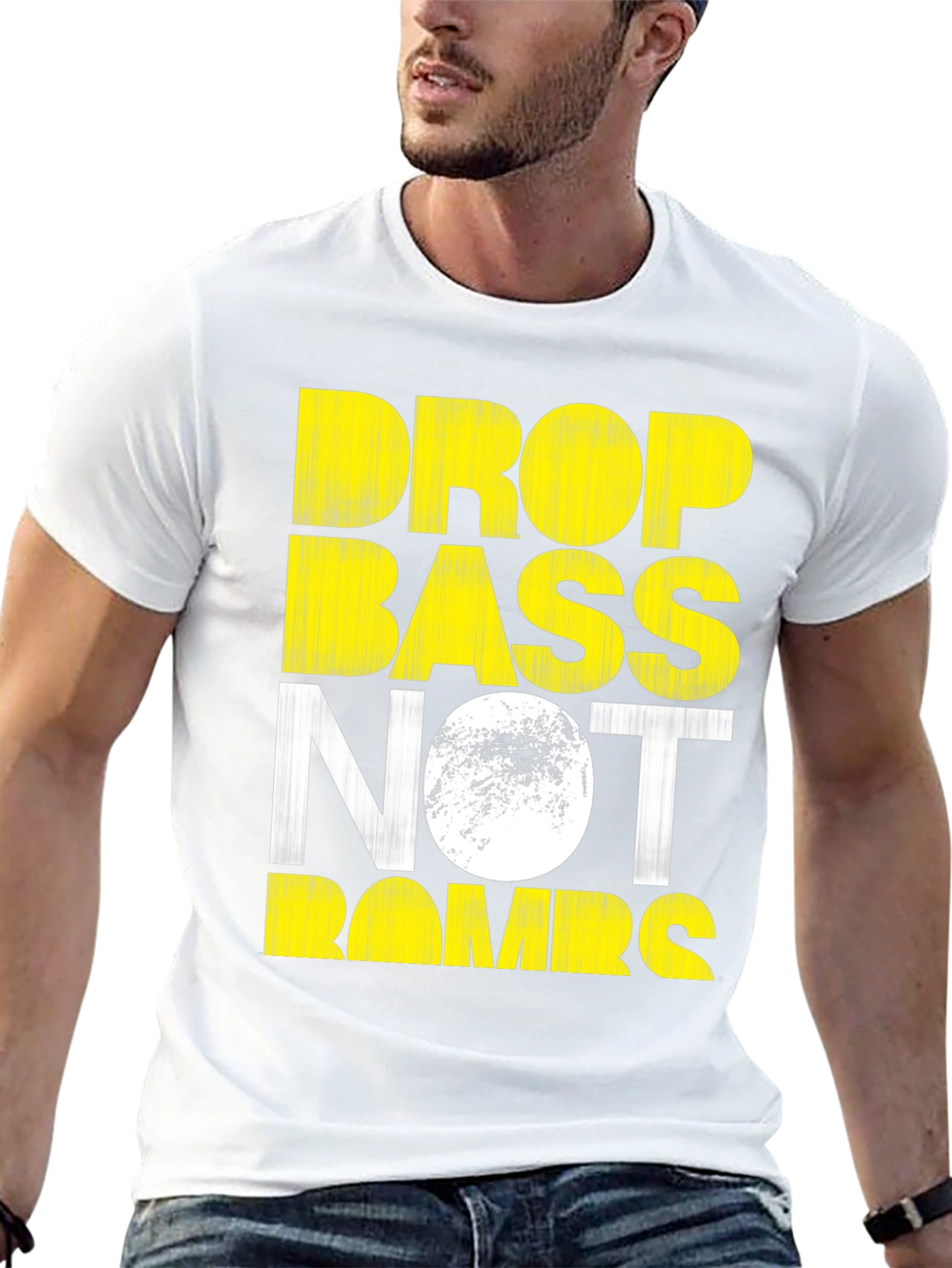 Drop Bass Not Bombs Graphic Tee