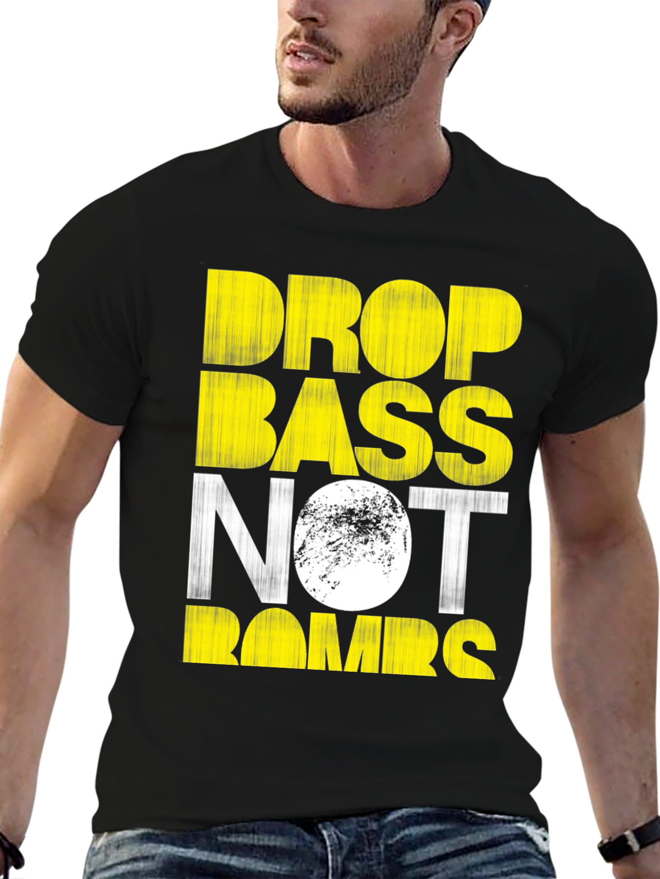 Drop Bass Not Bombs Graphic Tee